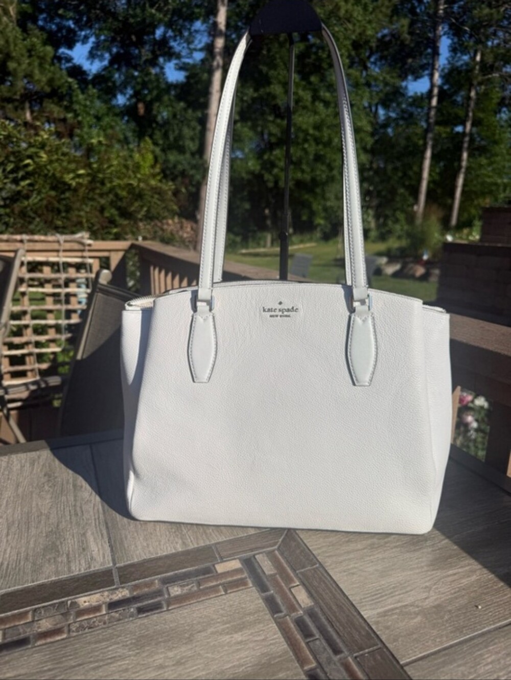 Kate Spade Monet Triple Compartment Tote EUC